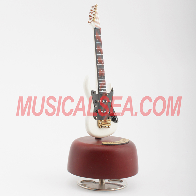 High quality miniature wooden guitar hand cra